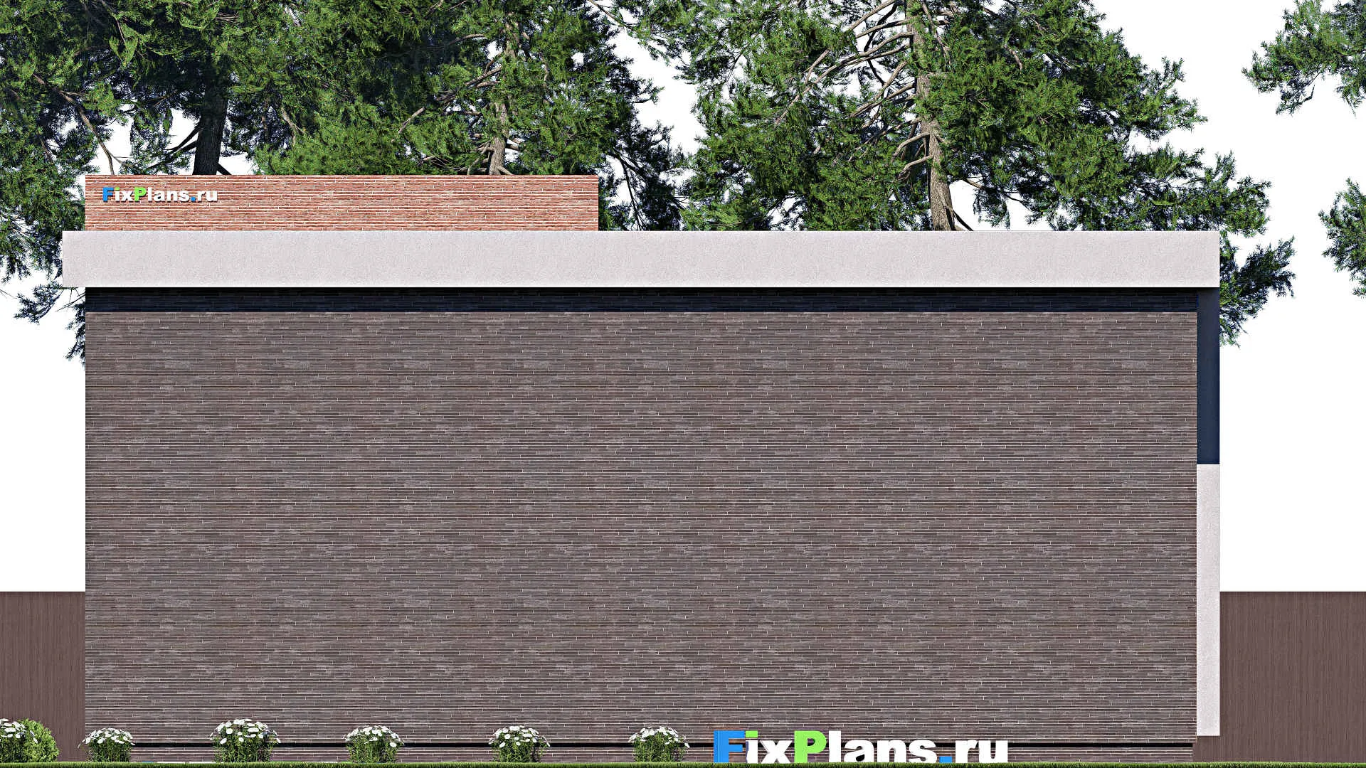 F-18377 - Планы двухэтажного дома 7 на 15, площадью 130 м² с балконом и 4 спальнями